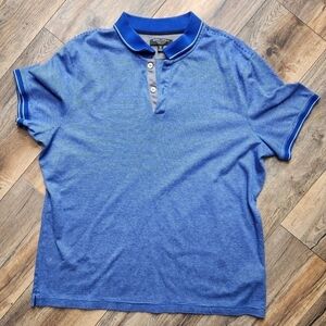 BANANA REPUBLIC Blue Polo Shirt Size L